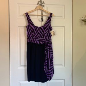 Milly Marcela Silk Combo Dress NWT 6